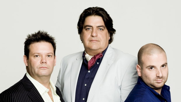 Mehigan, Preston and Calombaris in MasterChef's salad days.