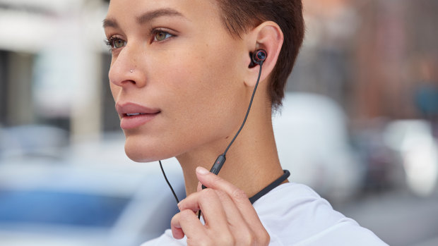 The Bullets Wireless 2 can switch between two connected source devices with the tap of a button.