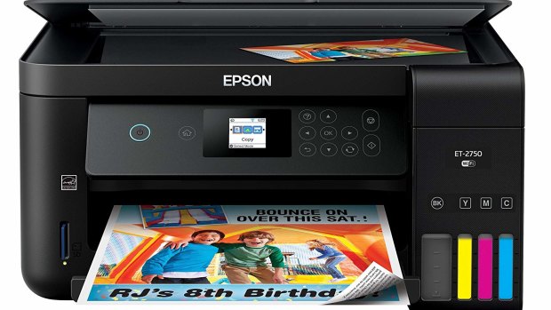 Printers like the Epson ET-2750 cost a lot more up front, but you don't need to constantly buy new ink.