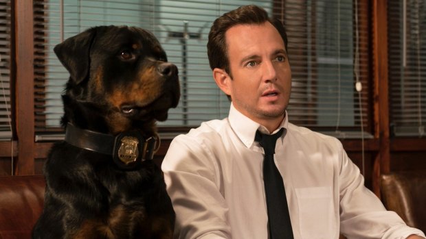Will Arnett and dog in Show Dogs.