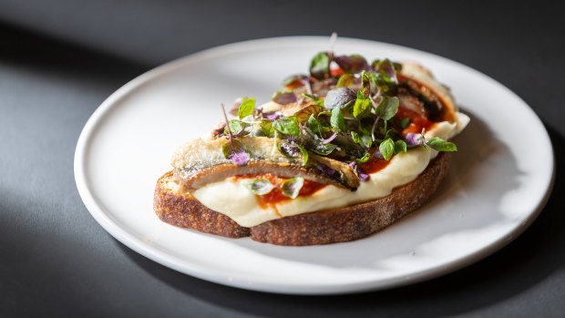 The sardines done with a celeriac puree with spiced tomato on rye have been a surprise hit. 