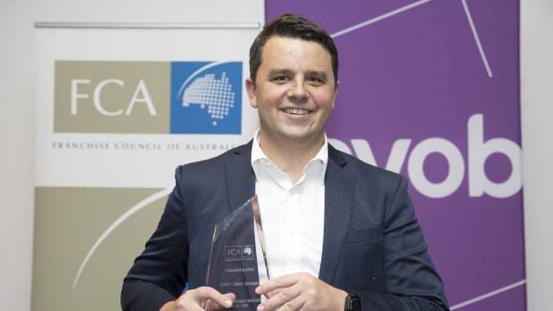 Jump founder Ian Campbell's assets have been frozen. He was awarded Australian Emerging Franchisor of the Year in 2016. 