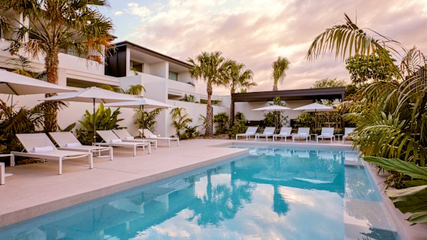 Hide’s 12-metre mineral pool.