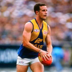 Don Pyke during his playing days for the Eagles.