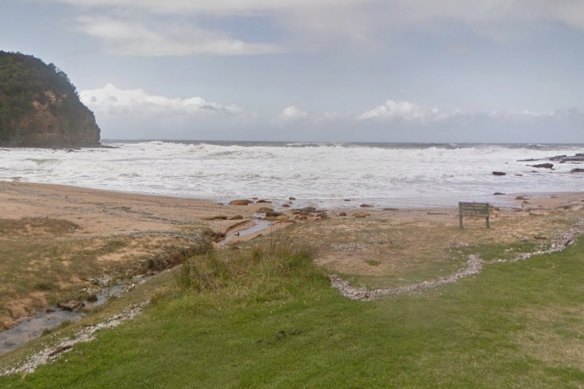 The bodies of two fishermen were found off Little Beach in Bouddi National Park.