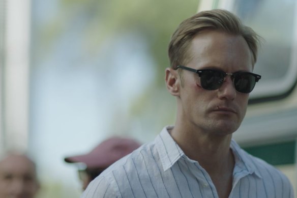 Alexander Skarsgard plays a failed novelist whose life takes a dark turn while on holiday.