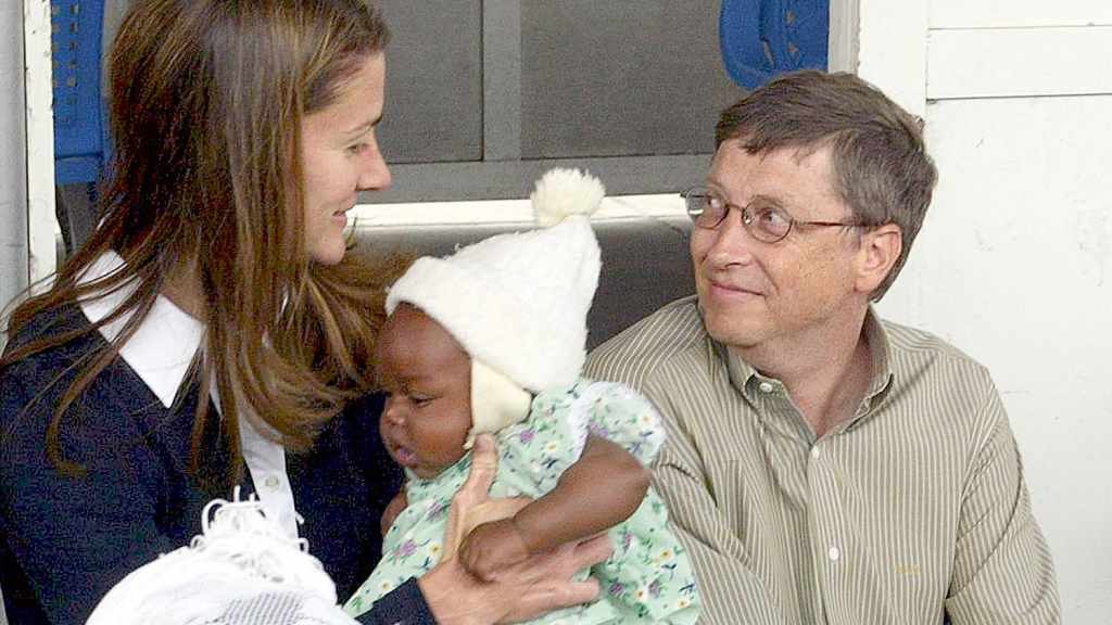 Melinda and Bill Gates during a visit to the Manhica Health Research Center in Mozambique.