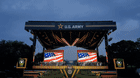 Images from Donald Trump’s military parade through Washington.