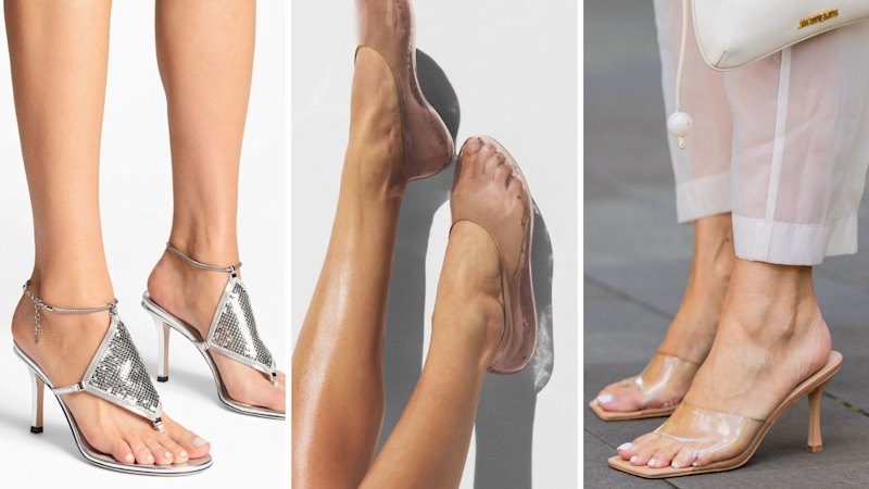 Jelly shoes and glitter thongs: Fashion’s toe-curling fetish for feet continues