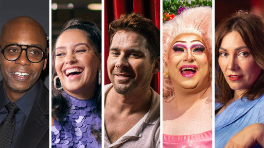 Dave Chappelle, Lorinda May Merrypor, Hugh Sheridan, Freida Commitment and Ella Hooper will all feature at festivals and shows in Melbourne this month.