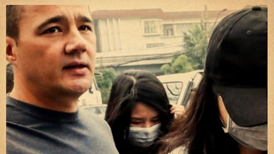 Former Crown Resorts employee Jenny Jiang being arrested in China in 2016.