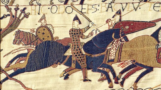 Bishop Odo in the Bayeux Tapestry. 