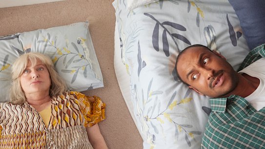 Denise Scott and Matt Okine as the new Maggie and Arthur in the reboot of Mother and Son.