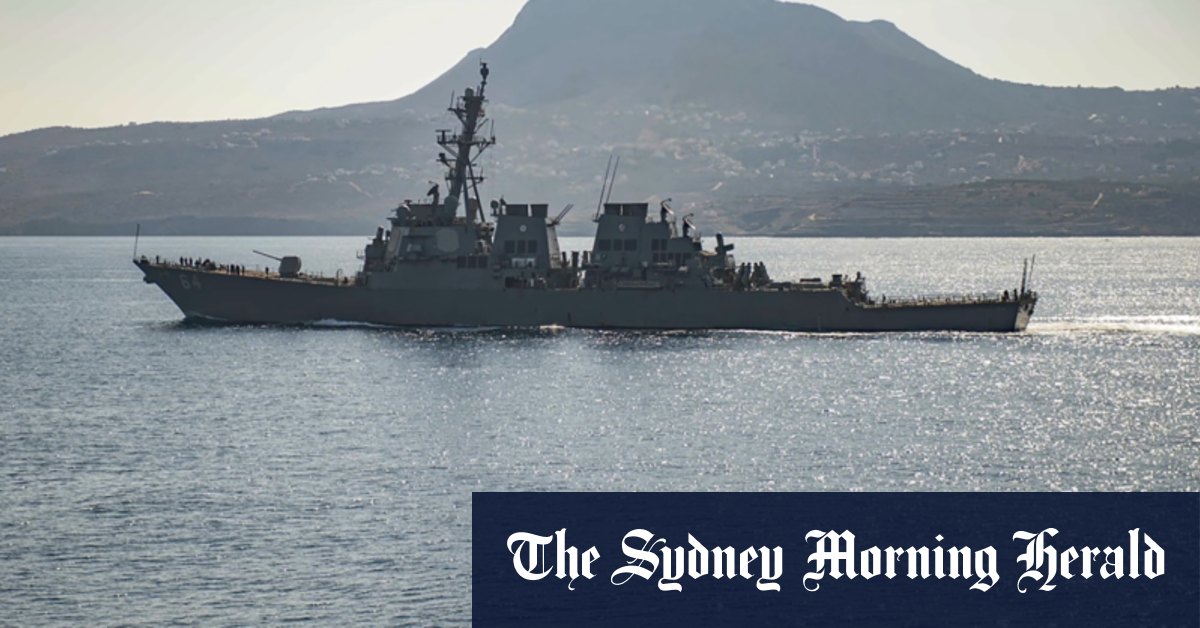 Houthi rebels escalate Red Sea attacks by firing at US warship, set oil tanker alight