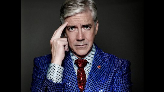 Shaun Micallef is in awe of the Ukrainian President Volodymyr Zelensky.