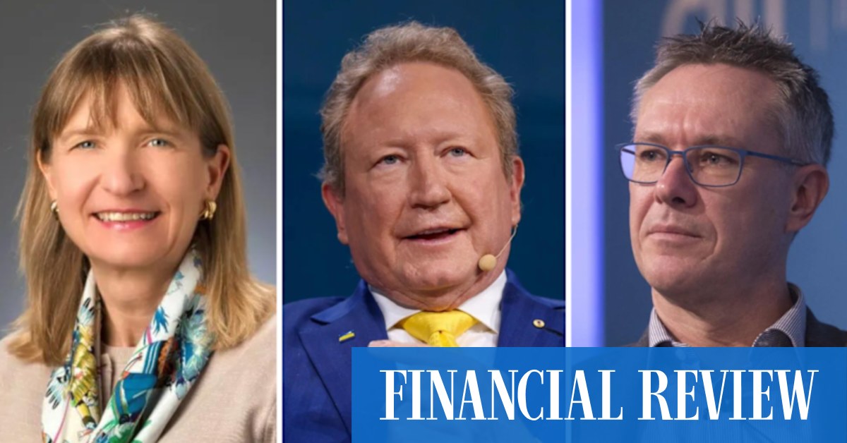 Guy Debelle quits Andrew Forrest's Fortescue Future Industries board for vanadium minnow Tivan - Vimarsana News