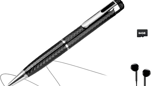 An example of one of the types of recording pens available on Amazon that private investigator Shane De Kauwe said he used.