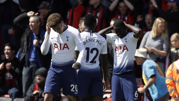 It was a bad day all around for Tottenham at Bournemouth.