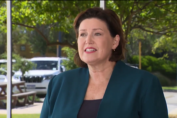 Fisheries Minister Jackie Jarvis.