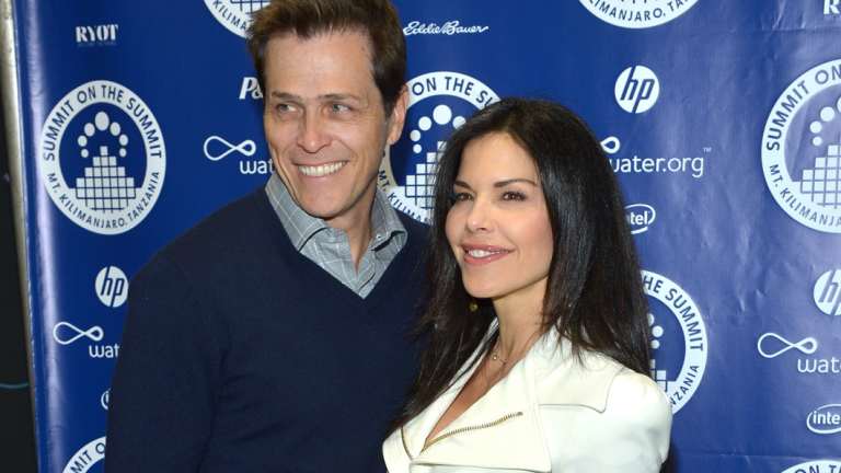 Laura Sanchez with her husband  Patrick Whitesell.