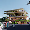 An artist’s impression of the proposed “The Terraces” redevelopment of the John Power Stand at Eagle Farm.