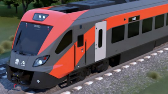 An artist’s impression of the new Spanish-built regional trains.