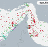 How shipping changed in the Strait of Hormuz during the first week of the war in Iran.