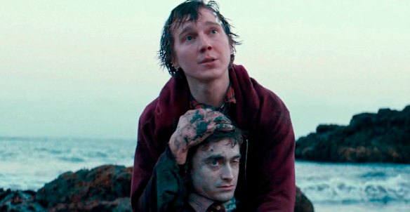 Paul Dano and Daniel Radcliffe in Swiss Army Man. 