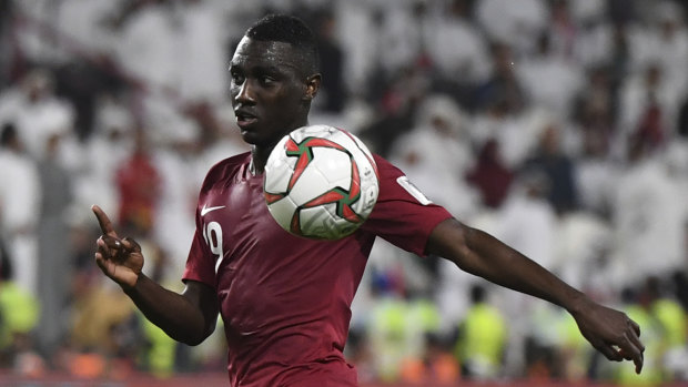 Top scorer: Qatar's Almoez Ali has scored eight goals at the 2019 Asian Cup.