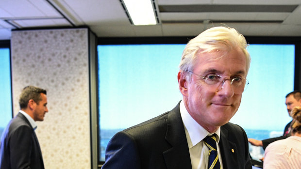Outbound: Steven Lowy accepts defeat in the FFA power struggle.