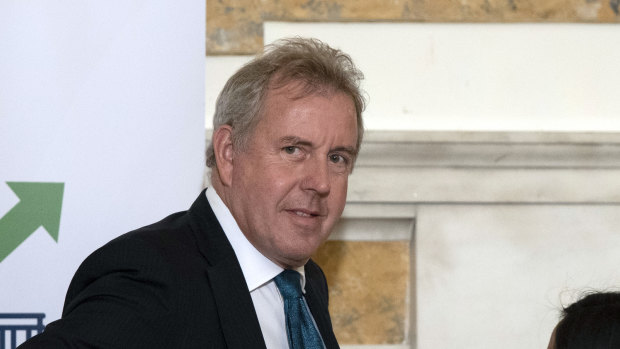 Kim Darroch quit his post on Wednesday after Mr Trump said he wouldn't work with him. 