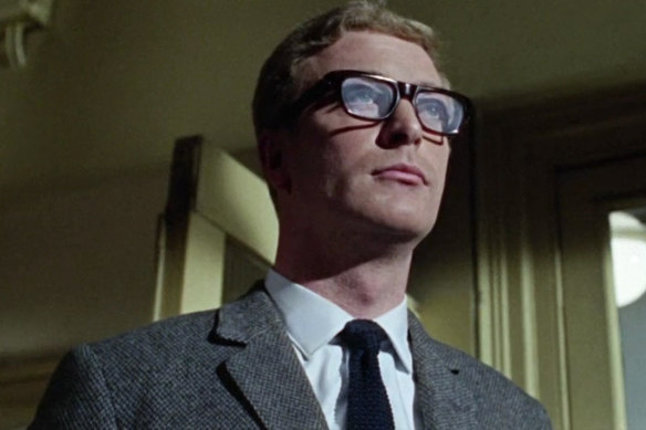 Michael Caine as Harry Palmer in the 1965 movie The Ipcress File.