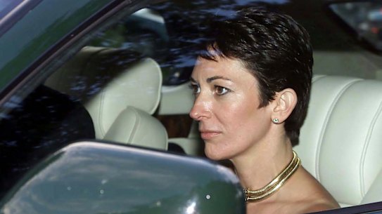 Ghislaine Maxwell, driven by Prince Andrew, leaves the wedding of a former girlfriend of the duke in 2000.