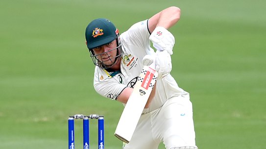 Cameron Green has looked more like he’s trying not to get out, according to Greg Chappell.
