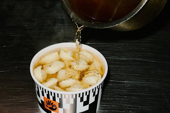 Takeaway containers of brodo are available for just $15 at Marameo this Friday.