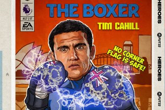Socceroos and Everton great Tim Cahill returns to the FIFA 22 video game this year.