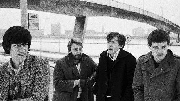 Joy Division (from left), Stephen Morris, Peter Hook, Bernard Sumner, and Ian Curtis, were ''magical, as haunted and unknowable as the most perfect magic''.