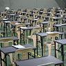 Exam seats.