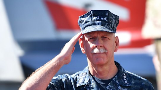 Former US Pacific Fleet commander, Admiral Scott Swift.