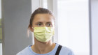 Timanovskaya at Narita airport before she left Japan on August 4.