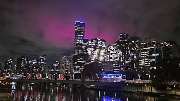 For two nights, Melbourne has been captivated by a mysterious pink glow emanating from the CBD’s west.