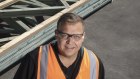 Ben McIntosh, Bunnings’ chief operating officer for commercial  at the company’s truss assembly site in Truganina on Wednesday.