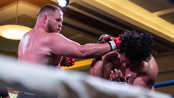 Ben Edwards won the main event of Monaro Fight Circuit 29.