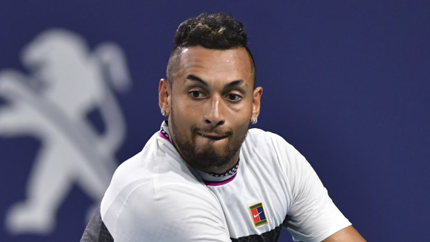 Nick Kyrgios will have treatment on his knee in an attempt to be ready for the clay court season.