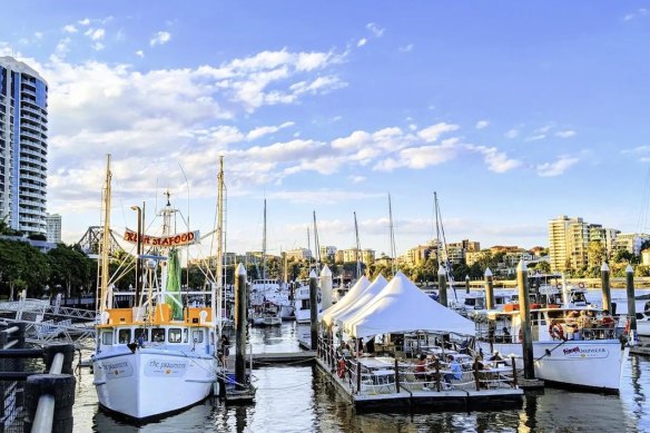 The Prawnster restaurant at Dockside Marina.