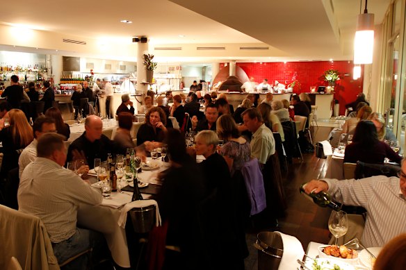 Grappa, Leichhardt, in 2013.  It was one of the first Norton Street restaurants to receive a Good Food Guide hat. 