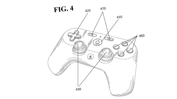 An illustration from Google's controller patent. The finished product would not likely look like this.