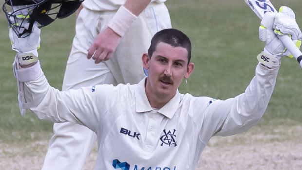 Former Blue Nic Maddinson received Victoria's Bill Lawry medal.