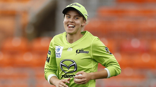The youngster rose to fame across the Australian cricketing scene after a video of her in the nets at 16 went viral online. 