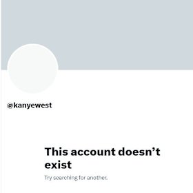 Ye’s defunct X account.